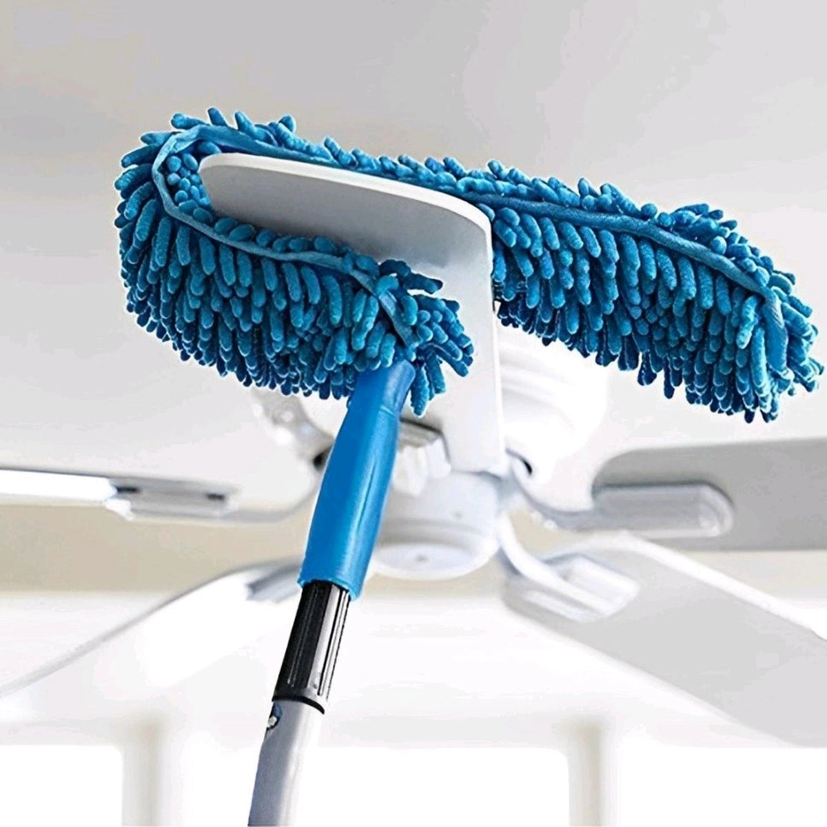 Foldable Microfiber Fan Cleaning Duster with Steel Body