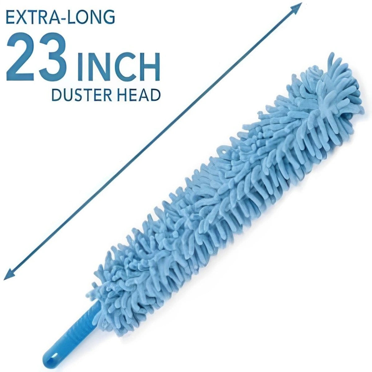 Foldable Microfiber Fan Cleaning Duster with Steel Body